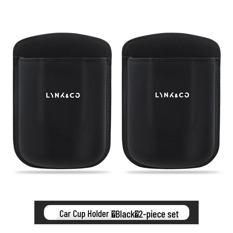 Compatible with Lynk & Co Models - Car Cup Holder, Phone Storage Box & Beverage Storage Bag.