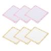 6/12Packs Cute Sticky Notes 75x75mm 50Sheets/Pack Sticky Notes Self-Stick Notes Pads with Lines Office Message Stickers 4Colors