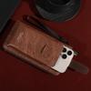 Men's Soft PU Leather Long Wallet Multi Card Card Holder Cash Purse Clutch Bag Ultra Thin Wallet Money Clip with Mobile Wallet
