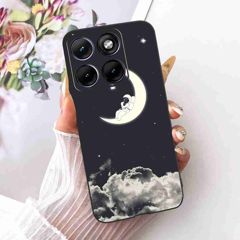 For Motorola Edge 70 Fusion 5G Case Cartoon Cat Panda TPU Black Cover For XT2605-1 XT2605-2 XT2605-4 Soft Silicone Phone Cases