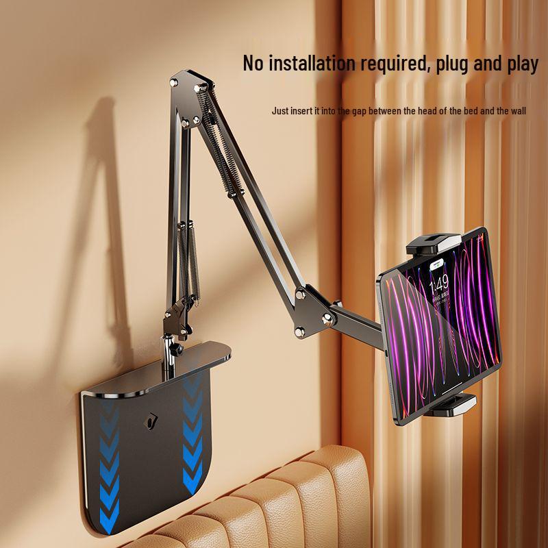 Multifunctional Bluetooth Metal Stand: Bedside Holder for Phone, Tablet & Mini Live Streaming