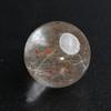 Eigado Red Rutilated Quartz Gold Needle Good Luck In Money and Power Amulet Sphere, 30mm, 40g, Quartz, Work, Stone,