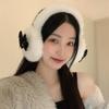 Sweet Plush Knitted Bow Earmuffs