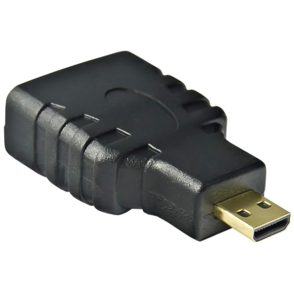 Adapter HDMI 1.4 micro HDMI Akyga AK-AD-10 Przejściówka beczka żeńsko - męska