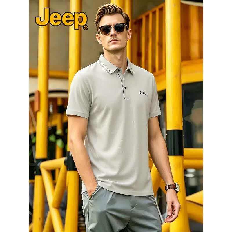 JEEP Men s Cool-Feel Stretch Polo Shirt XL
