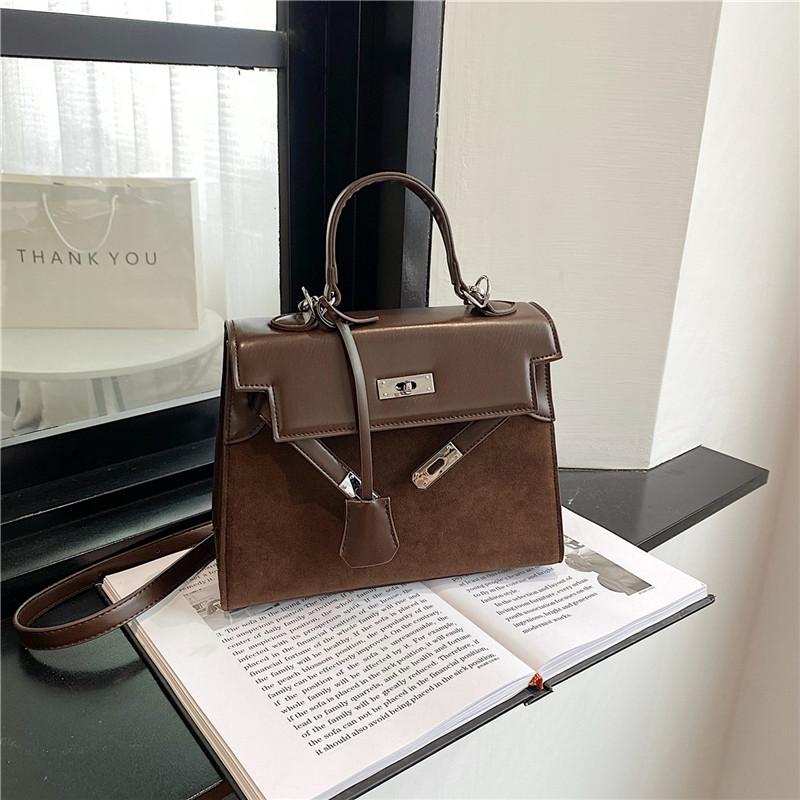 New High-end Retro Hot-selling 25CM Kaibaoli Portable Shoulder Oblique Cross Trendy Women's Bag