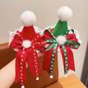 Bowknot Christmas Hat Hairpin Merry Christmas Decor Christmas Hat Headband  Girls