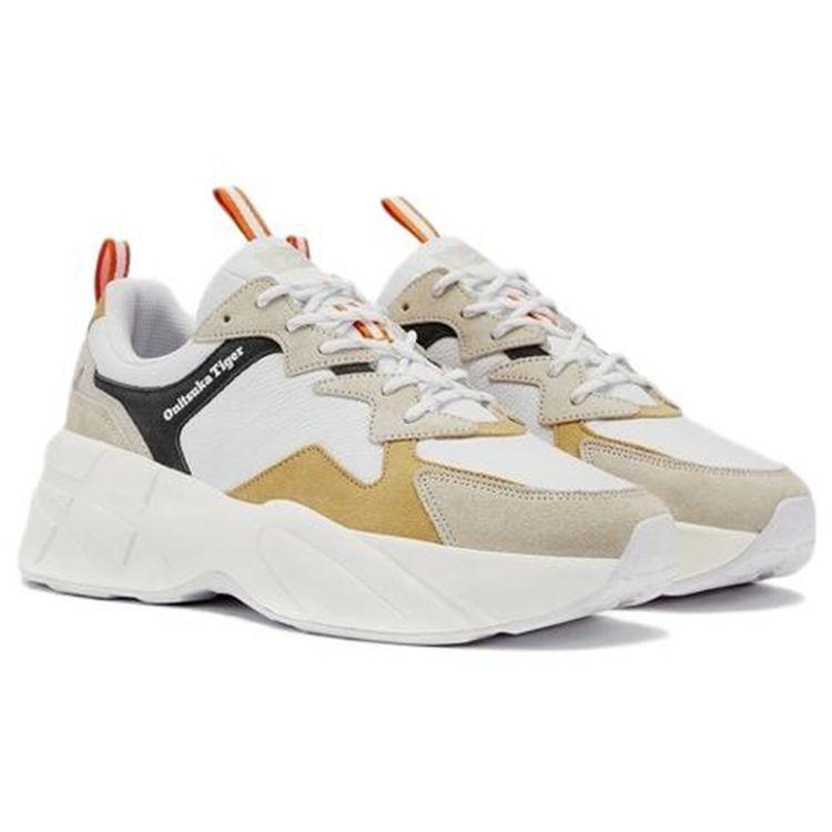 ONITSUKA TIGER Pleaker Mesh Synthetic Leather Comfortable Versatile Slip Resistant Durable Low Top Casual Shoes Unisex Sneaker 1183C037-100