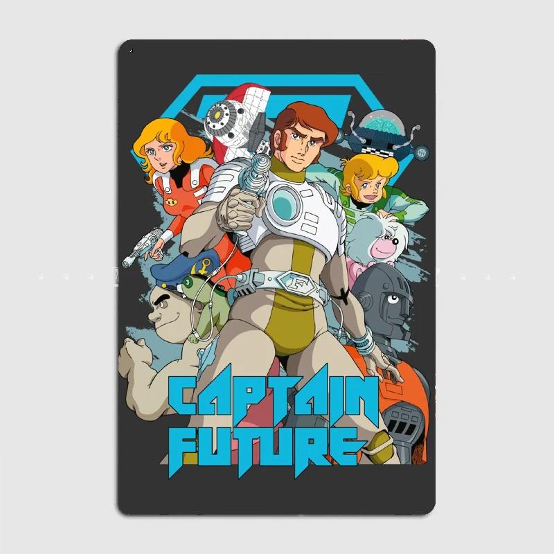 

Капитан Future Crew металлическая жестяная вывеска грузовик для внутреннего и наружного домашнего бара, кофе, кухни, настенное украшение 20x30cm