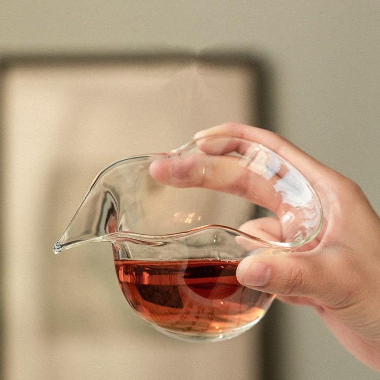 Thickened Glass Gong Dao Bei - High Temp Resistant Tea Separator, Transparent Japanese Tea Sea, Gongfu Set