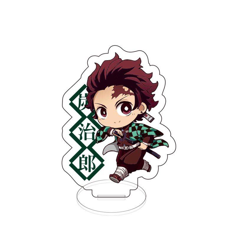 Acrylic Standee Demon Slayer Kamado Tanjiro Agatsuma Zenitsu Cartoon Anime Small Stand Acrylic Figure Anime Merchandise
