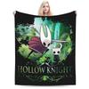 Hollow Knight Silksong Hornet Decke Fleece Druck Tragbar Ultra-Weich Überwurfdecken für Bettwäsche Sofa Tagesdecke