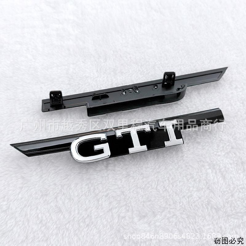 BSI1 For VOLKSWAGEN VW GTI For Volkswagen Golf Passat Jetta Polo Touareg 3 5 8 MK8 MK3 RLINE 3D ABS Car Front Grille GTI GTD Logo Emb in2