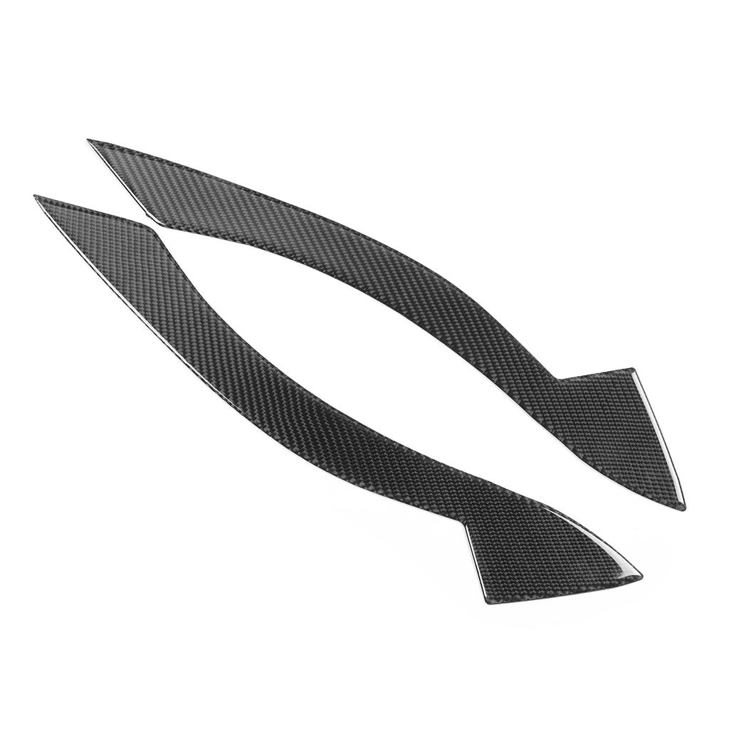 Pair Carbon Fiber Headlight Eyebrow Eyelid Simple Installation Fit for Z4 E89 2009‑2015
