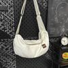 Shoulder Bag Men'S Trendy Brand Messenger Bag Retro Simple Canvas Bag Large Capacity Student Commuter Mailman Bag Women