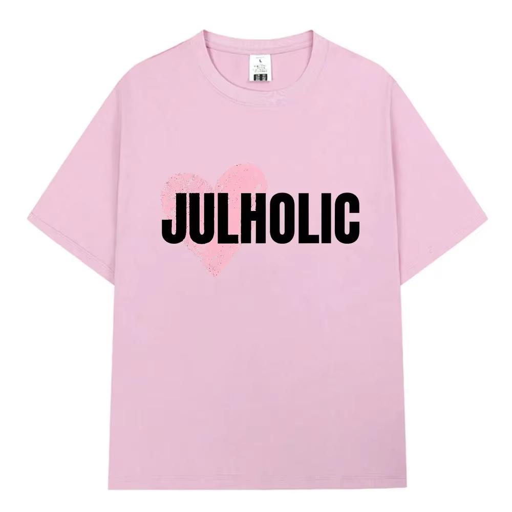 Summer Rapper Jul Love Print T-Shirt Unisex Fashion Pop Music Cotton Short Sleeve Casual Streetwear T-shirt