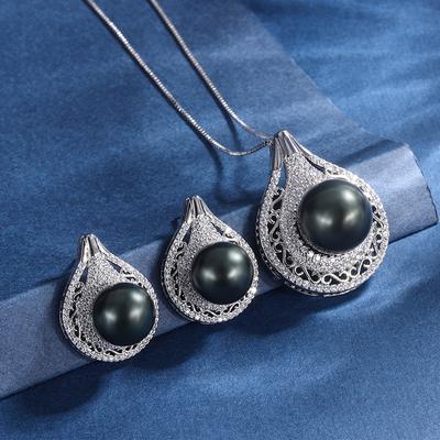 Jewelry Delivery Tahiti Pearl Necklace Pendant New Pearl Women'S Long Pearl Stud