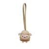Goat PU Leather Sheep Bag Charm Cartoon Sheep Keychain Fashion Lamb Pendant  Bag Decoration