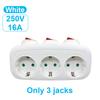 EU Plug Power Strip AC Outlets Multitap Electrical Wall Socket Extension Cord With USB C Ports Fast Charging Wall socket