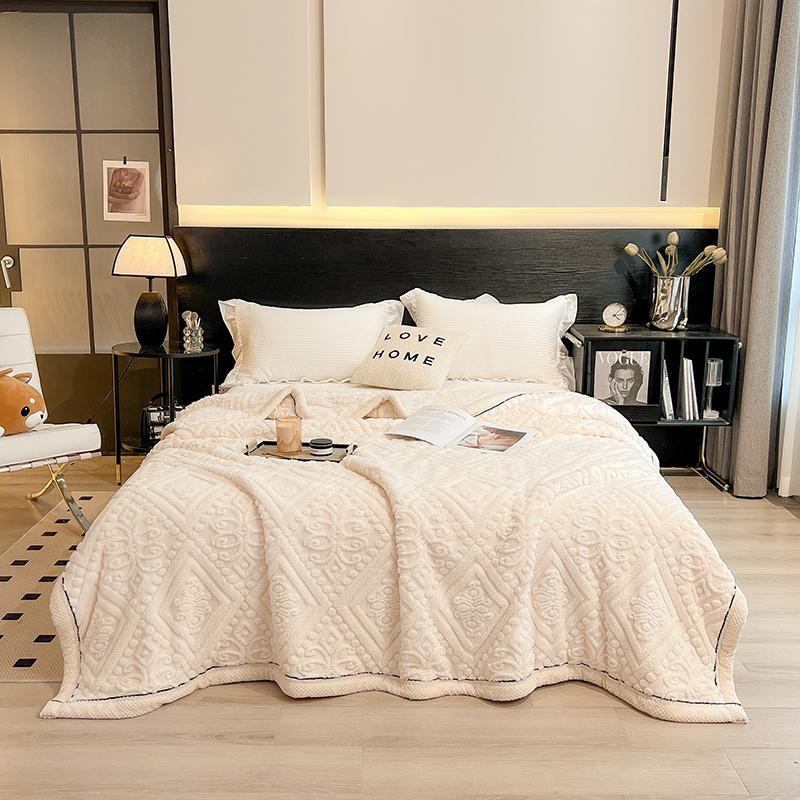 

Зимнее резное бархатное одеяло, постельное белье, офисная шаль, покрывало для домашнего дивана, мягкое двухстороннее бархатное одеяло для кондиционера 120x200cm белый