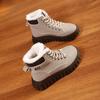 Snow Boots Winter New Velvet Thickened Warm Fur Integrated Thick-soled Short Boots High-top Cotton Shoes