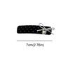 Elegant Bow BB Clip Side Parting Polka Dot Polka Dot Clip Versatile Design French Hair Clip Fashion Accessories
