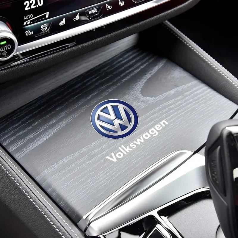 For VW 80% New Car Metal Emblem Wiper Stickers Reflective Decor Decals For Volkswagen GOLF 5 Tiguan Polo Golf 6 Golf 7 Jett