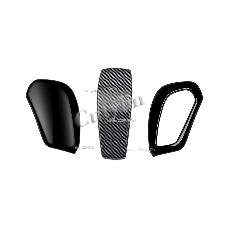 For Mitsubishi Delica MINI 2025 2026 For Nissan ROOX 2025 2026 ABS Carbon Fiber Gear Shift Konb Panel Cover Trim Car Accessories