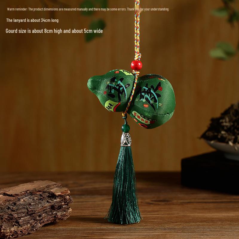 Chinese New Year Dragon Boat Festival Good Luck Gourd Sachet Pendant Souvenir