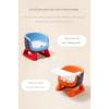 Sedia da pranzo per bambini Rikang, Sgabello cigolante per bambini piccoli con schienale, Sgabello basso da pranzo per bambini, Seduta per l'apprendimento a casa per neonati