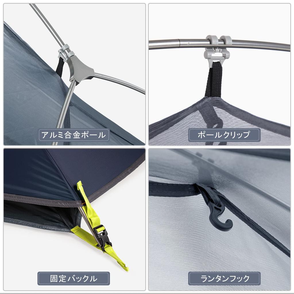 Oficiální stan Naturehike Sólo stan pro 1 osobu Lehký Kompaktní s předním pokojem