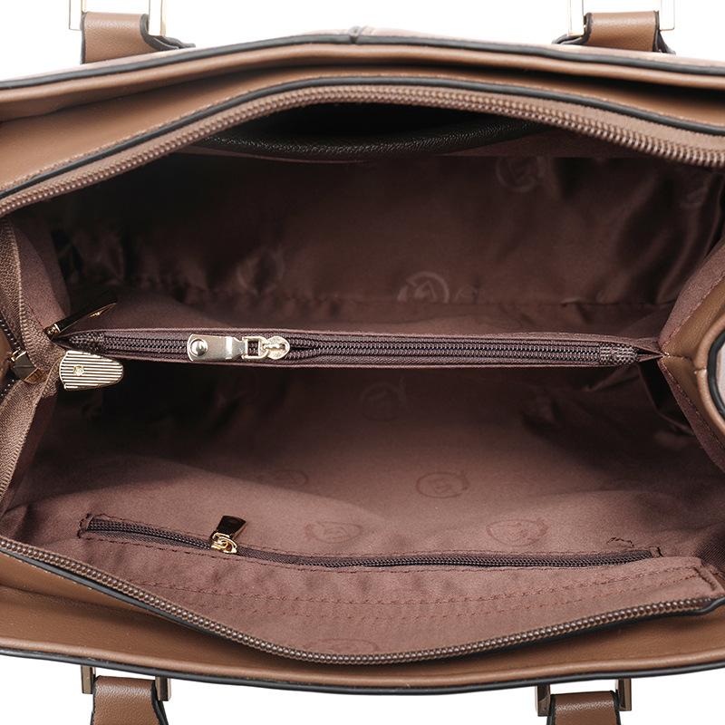Bag Ladies 2025 New Temperament Handbag Commuter Soft Leather Large Capacity Crossbody Shoulder Bag Tote Bag