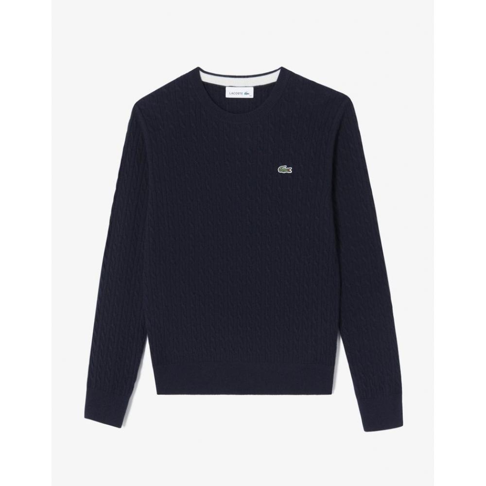 

Lacoste Womens Cable Crewneck Sweater Af073e 54n 166 038