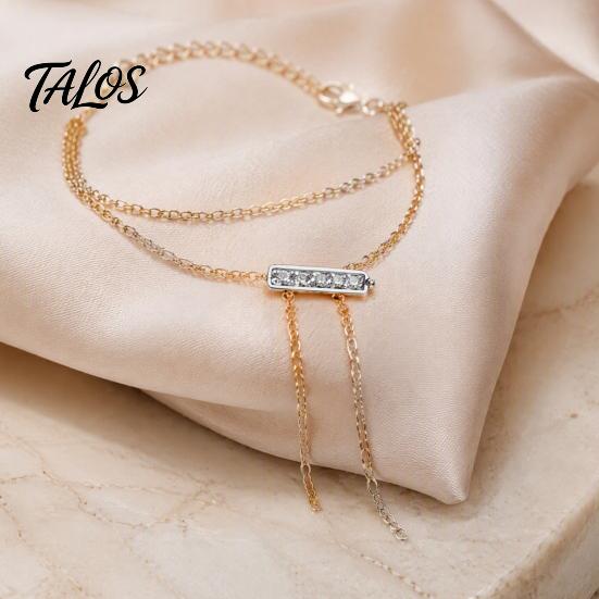 Necklace Chain Adjuster Shortener for Thin Chains, Adjustable Clip with Rhinestone, Metal Jewelry Clasp Clasp, Bracelet Making Supplies Rhinestone