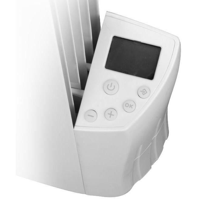 Radiateur électrique à inertie fluide - 900W - WARM TECH - 230V - Jusqu'à 35m3 - Blanc