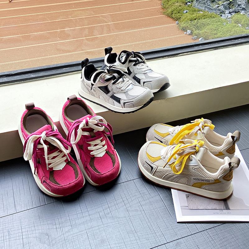 thick-soled women's breathable mesh shoes summer thin training shoes with 2025 mesh A new Gandbai sports and leisure shoes