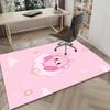 Pink pika Pattern Carpet, Chair Rug,Rug for Office Bedroom living rooms, Doormat decor Fan Gift Christmas Gift