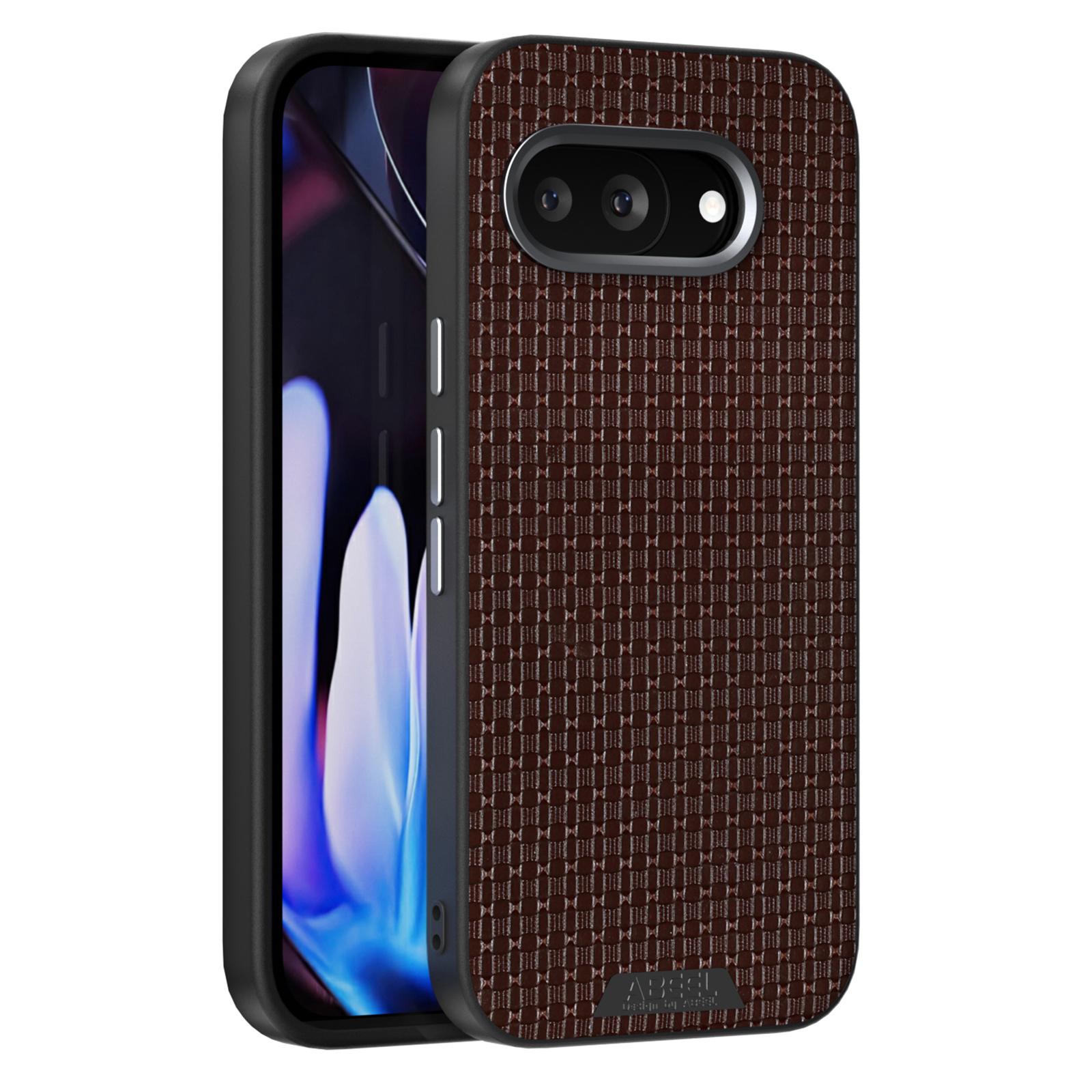 

ABEEL Чехол для Google Pixel 9a, совместимый с MagSafe, текстурированная задняя крышка с микро-тиснением Coffee