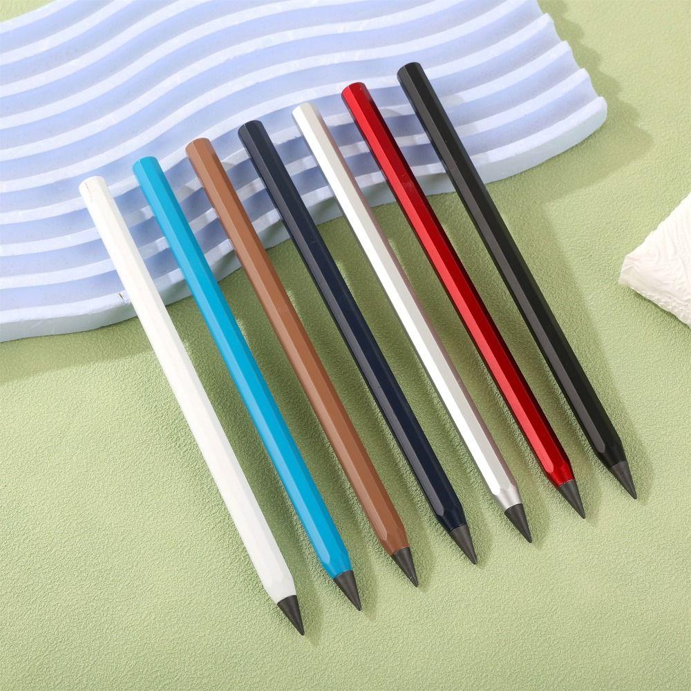 Metal Pencil No Ink Infinity Pencils Durable Eternal Pencil  Students