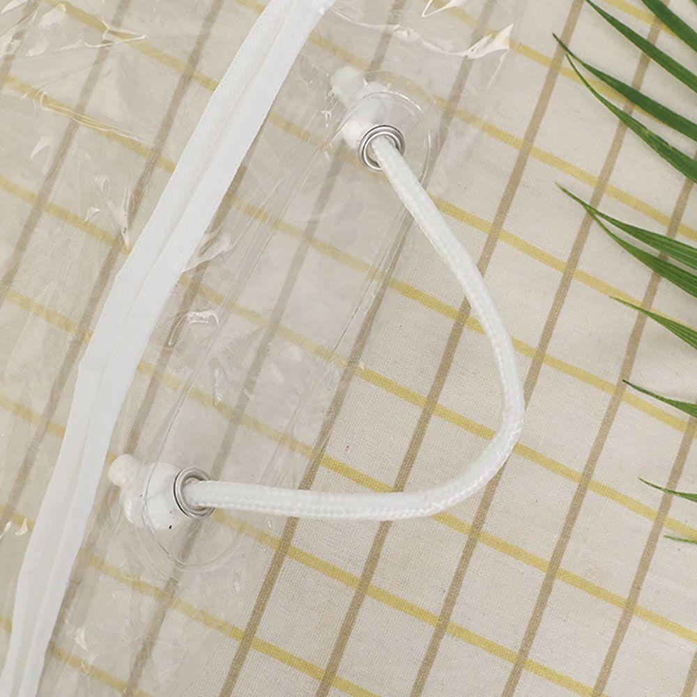 PVC Pillow Storage Bags Transparent Quilt Packing Bag Durable Blanket Storage Container