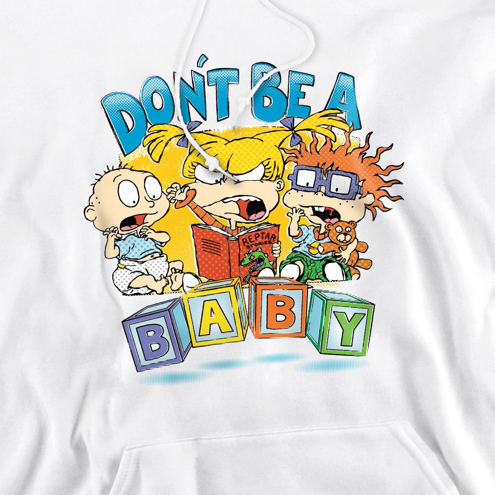 Rugrats Mens Don´t Be A Baby Blocks Hoodie