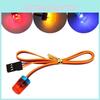 Faszinierendes 3-Farben-Blinkendes Rotierendes LED-Licht für 1/10 RC-Modellautos mit Aluminiumlegierungsbasis