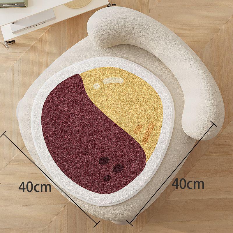 Autumn Plush Non-Slip Butt Pad, Winter Imitation Cashmere Thickened Cushion, Dormitory Student Classroom Stool Cushion
