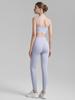 Autumn Yoga Set: Pleated Mesh Tank & Pocketed Hip-Lifting Pants for Women