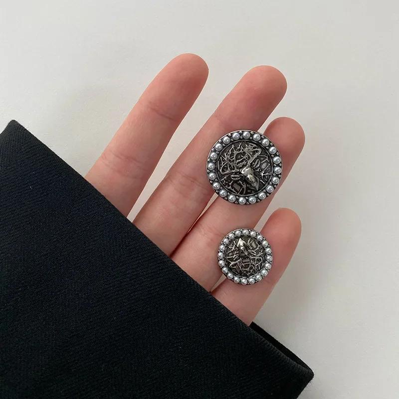 

5 шт. модных пуговиц в виде оленя 18/23 мм золотистого цвета, металлические пуговицы в виде головы оленя, аксессуары для шитья одежды своими руками 18mm