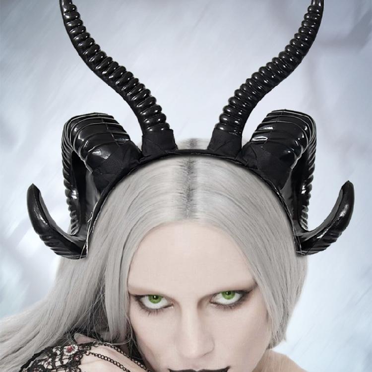Handmade Cartoon Cosplay Costume Sheep Horn Halloween Party Role Headbands