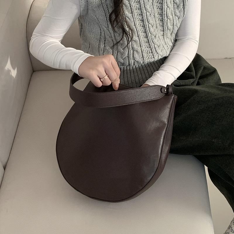 

Сумка-тоут Niche из натуральной кожи, винтажная, мягкая, из коровьей кожи, большая вместимость, сумка-седло через плечо, сумка на одно плечо, подмышечная сумка One Size