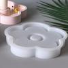 Floral Silicone Candle Holder Tray Food Grade Safe Flexible Long Candle Tray For Home Decors Party Centerpiece
