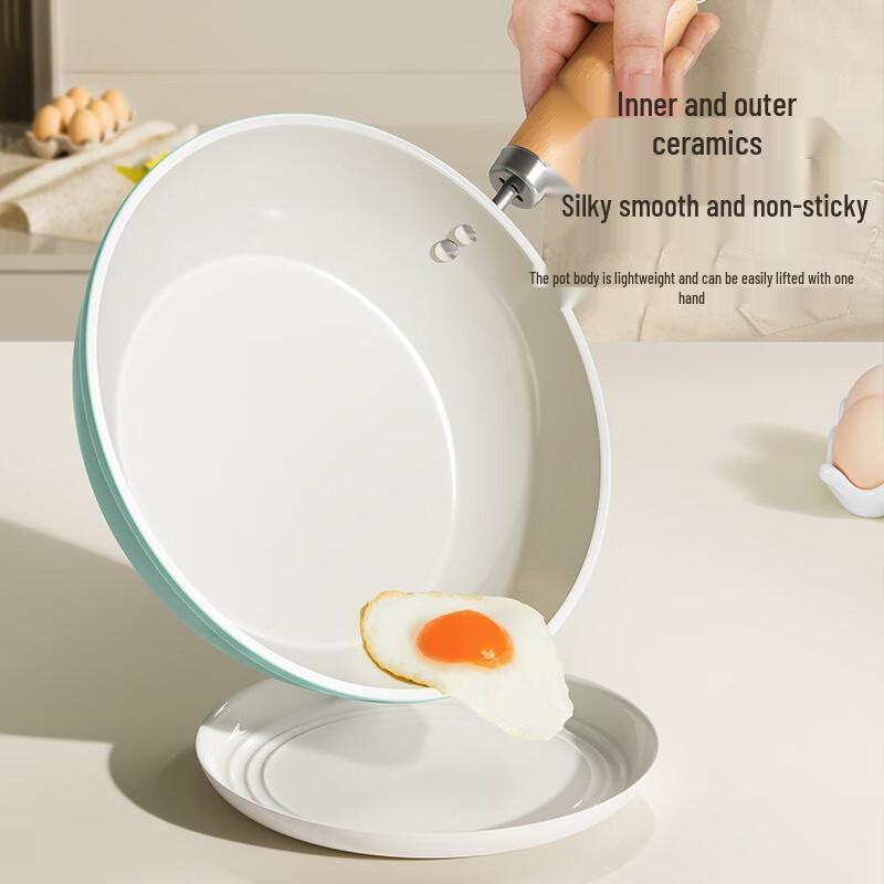 Wutuo Non-Stick Ceramic Frying Pan, Universal Stove Compatible