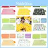 Pineapple Pattern Picnic Mat Non-woven Fabric Outdoor Blanket With Anti-moisture Property White Color